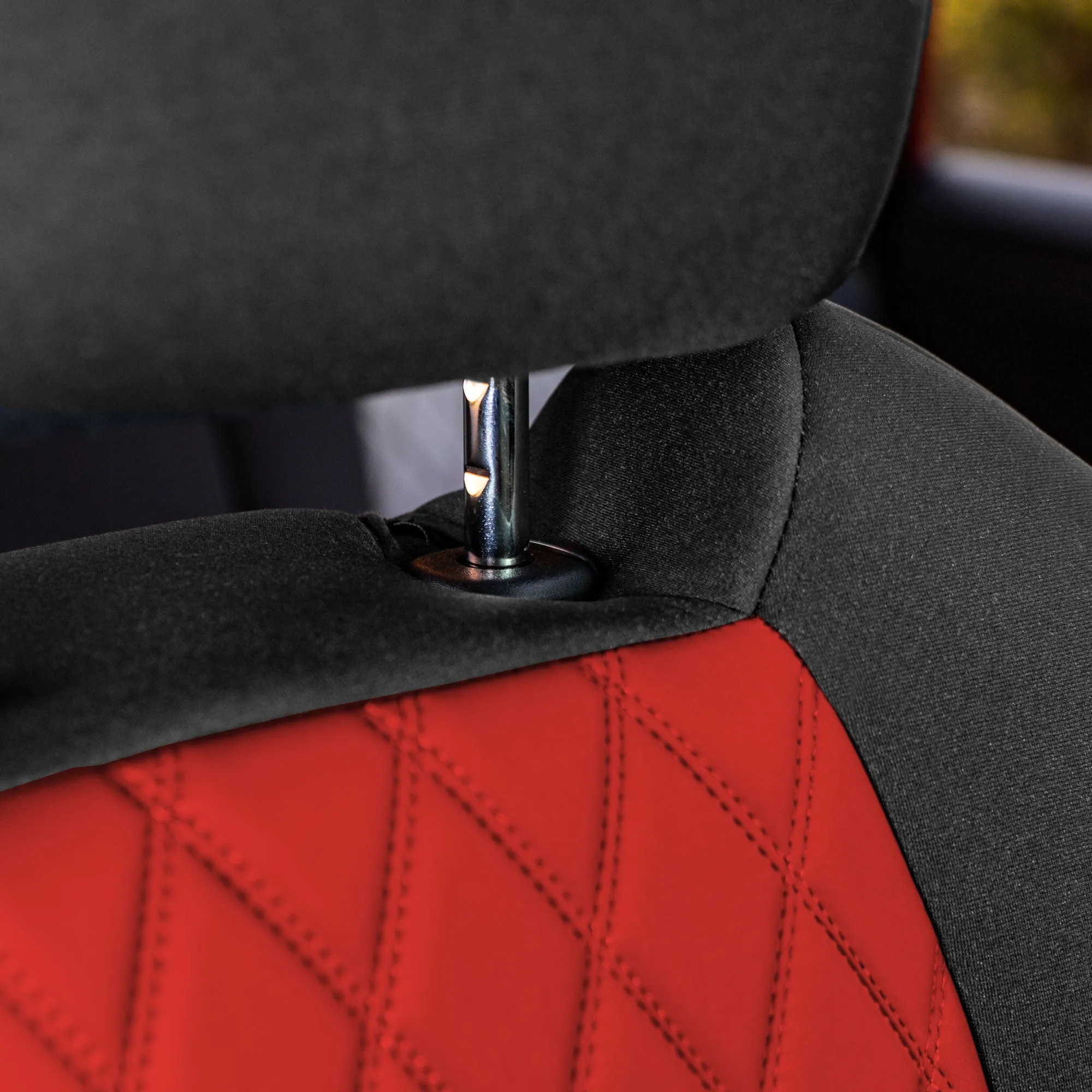 Toyota Rav4 Hybrid | Hybrid Prime 2021-2025  - Full Set Seat Covers - Red Ultraflex Neoprene