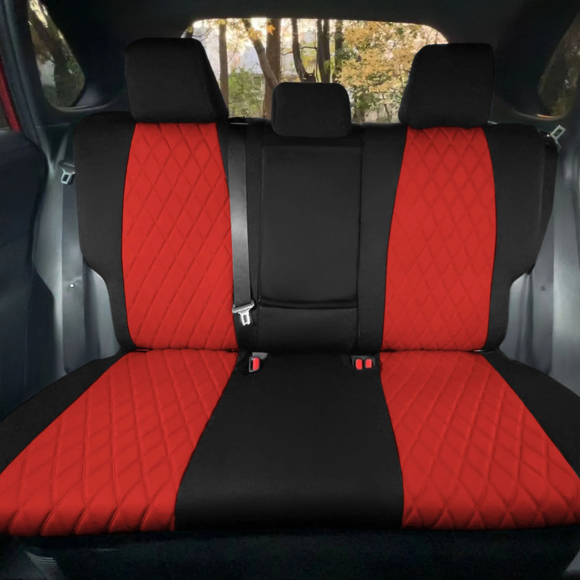 Toyota Rav4 Hybrid | Hybrid Prime 2021-2025  - Full Set Seat Covers - Red Ultraflex Neoprene