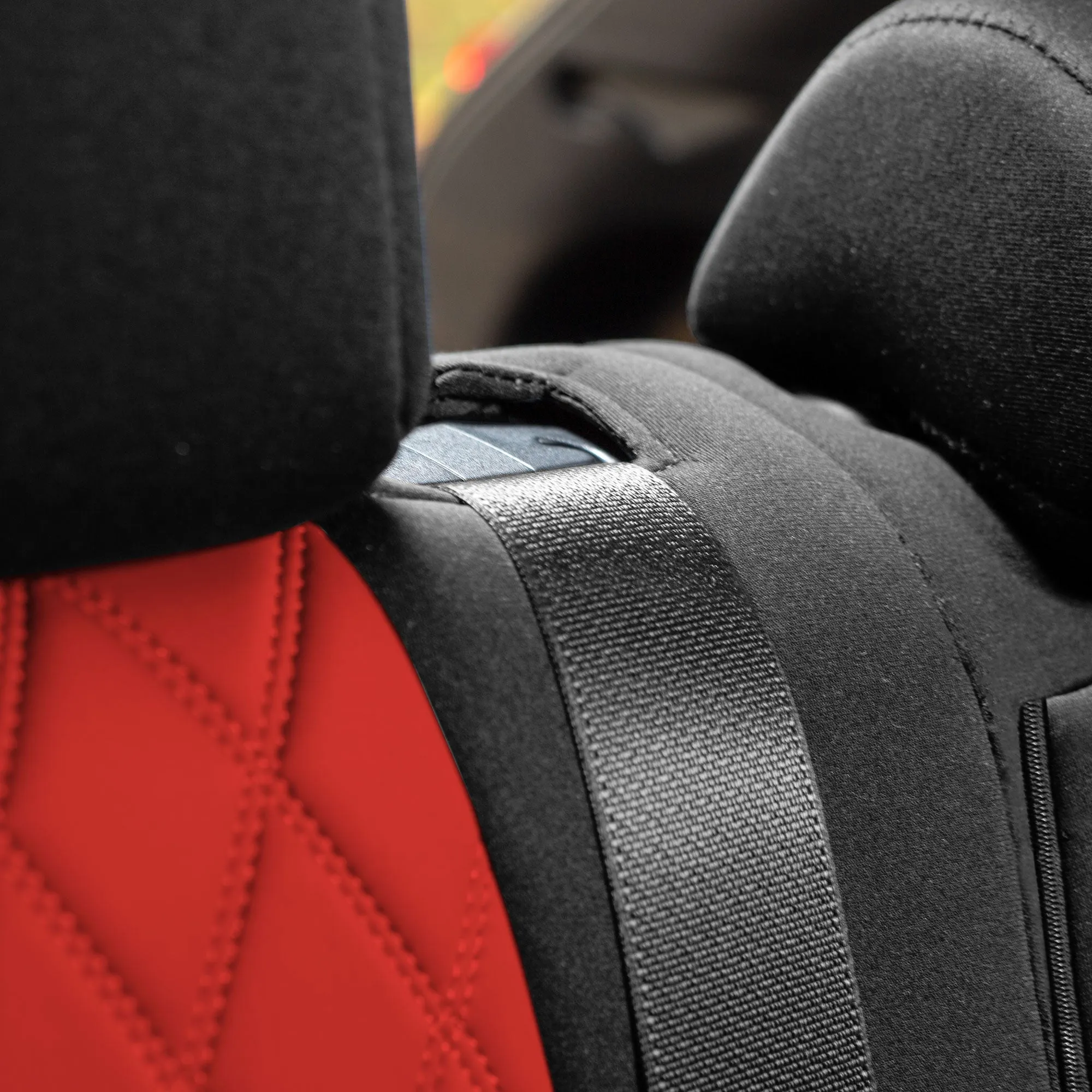Toyota Rav4 Hybrid | Hybrid Prime 2021-2025  - Full Set Seat Covers - Red Ultraflex Neoprene
