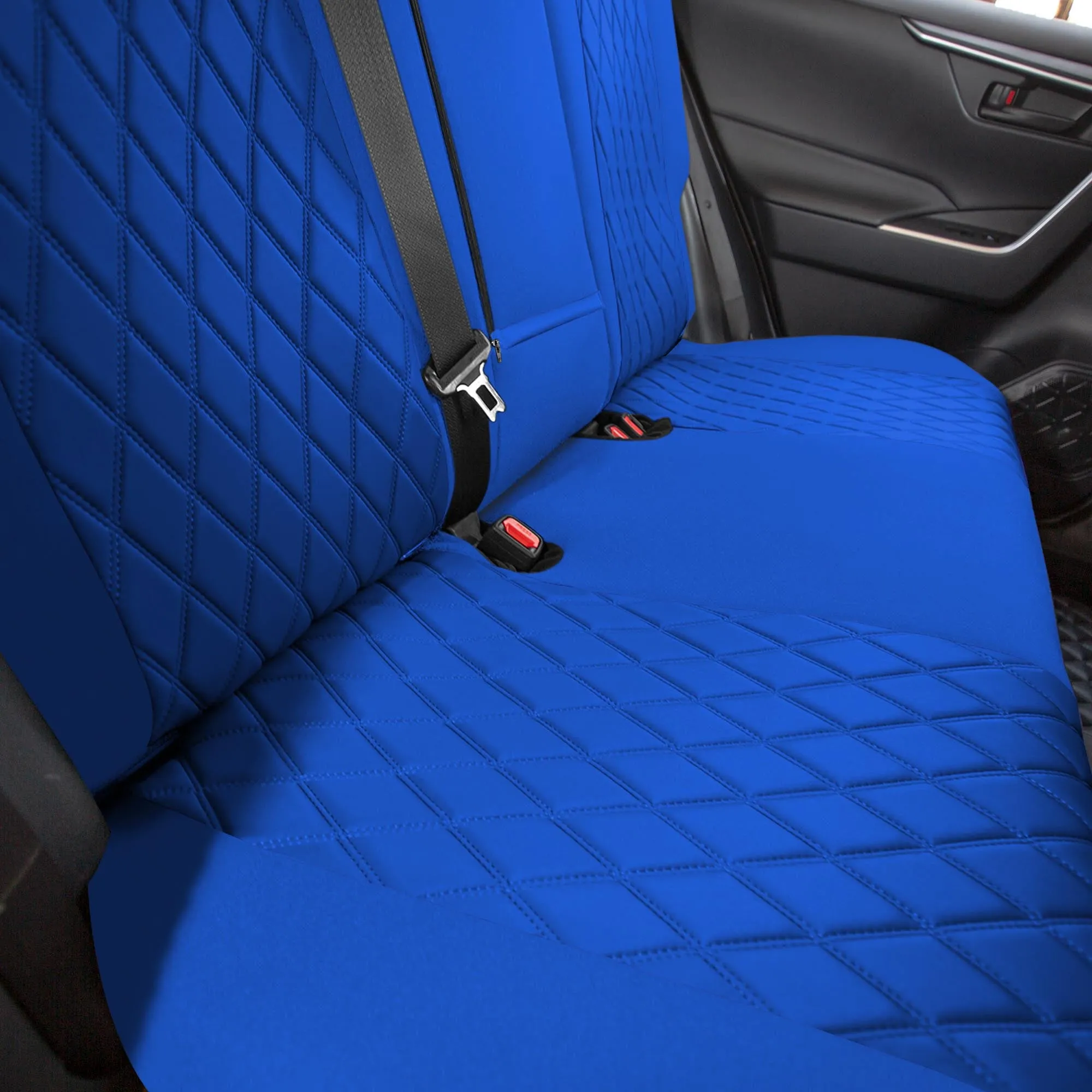 Toyota Rav4 Hybrid | Hybrid Prime 2021-2025  - Full Set Seat Covers - Solid Blue Ultraflex Neoprene