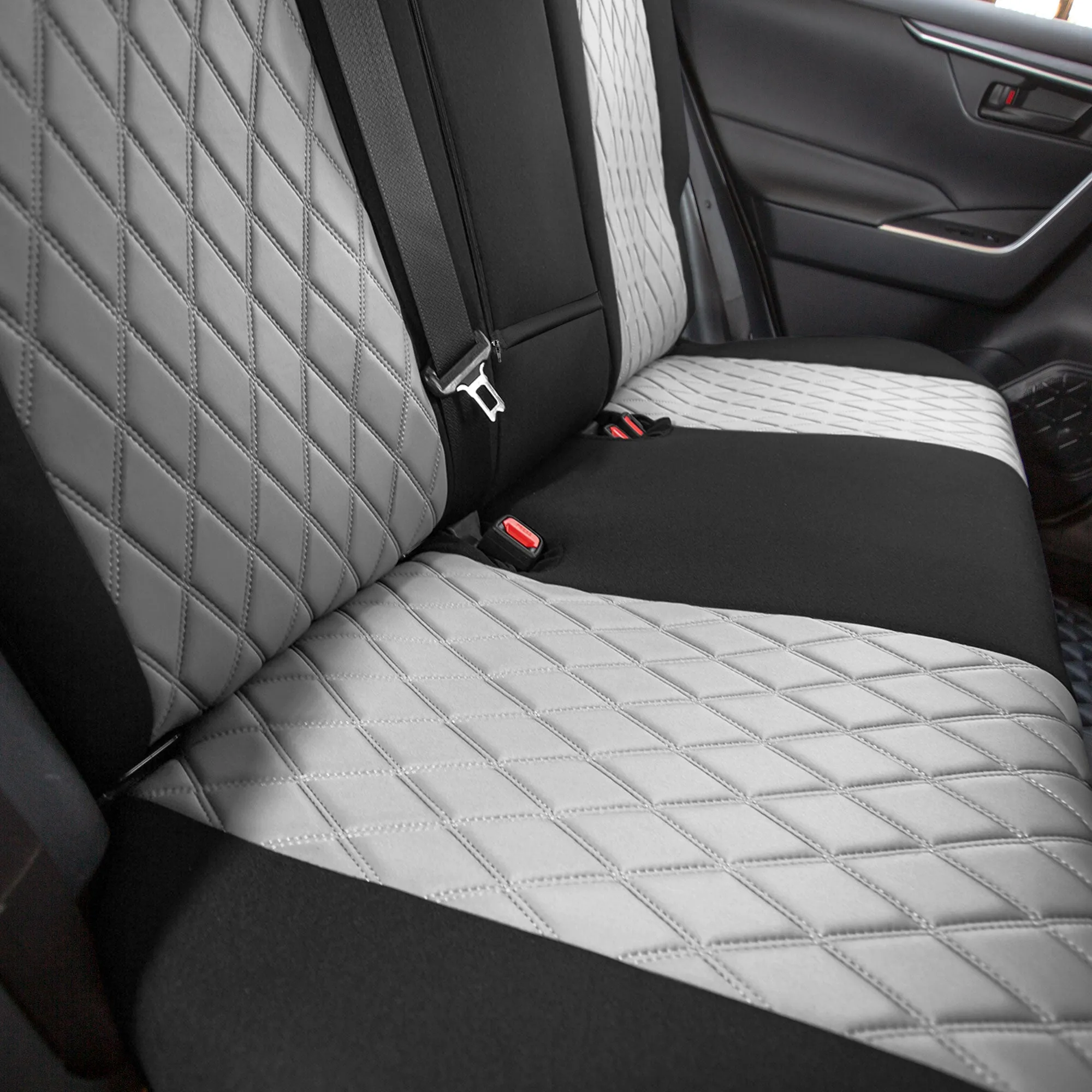 Toyota Rav4 LE | XLE | Limited 2019-2025  - Full Set Seat Covers - Gray Ultraflex Neoprene