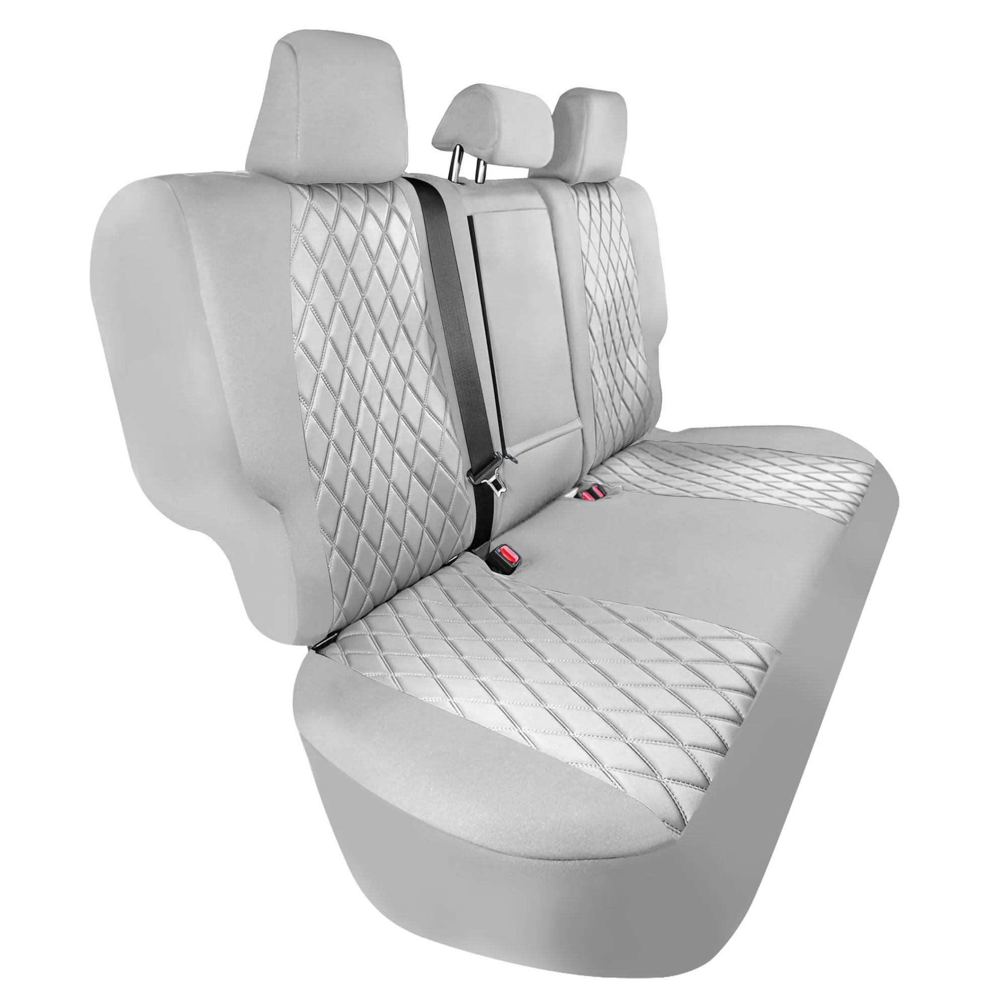 Toyota Rav4 LE | XLE | Limited 2019-2025  - Rear Set Seat Covers - Solid Gray Ultraflex Neoprene