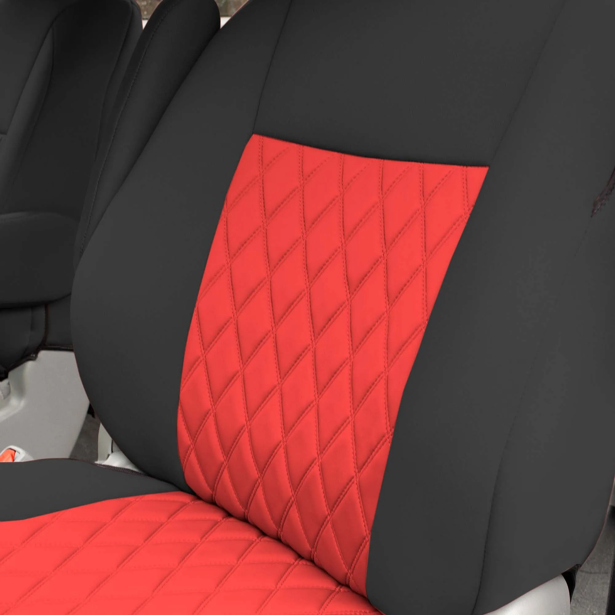 Toyota Sienna 2011 - 2020 - Front Set Seat Covers - Red Ultraflex Neoprene