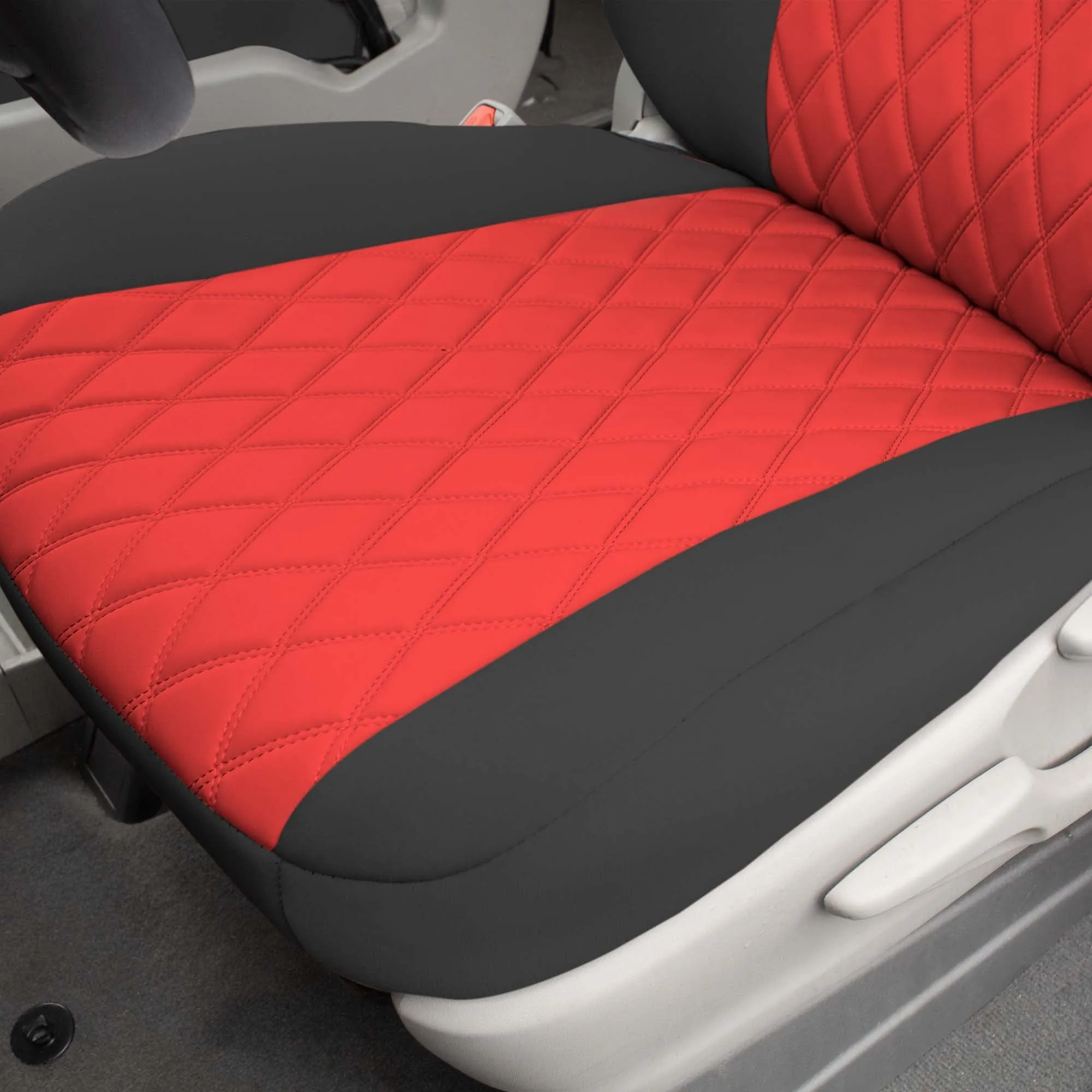Toyota Sienna 2011 - 2020 - Front Set Seat Covers - Red Ultraflex Neoprene