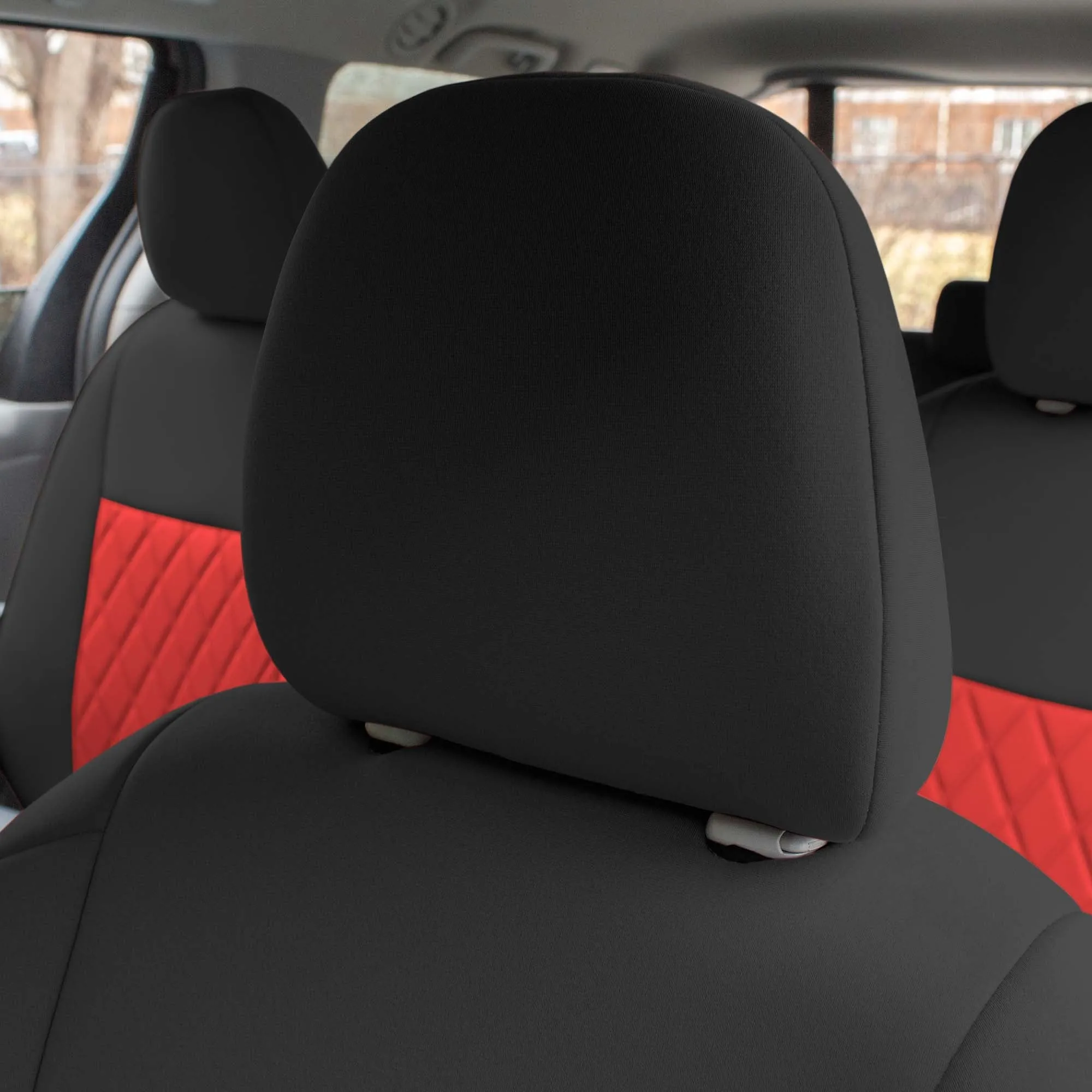 Toyota Sienna 2011 - 2020 - Front Set Seat Covers - Red Ultraflex Neoprene