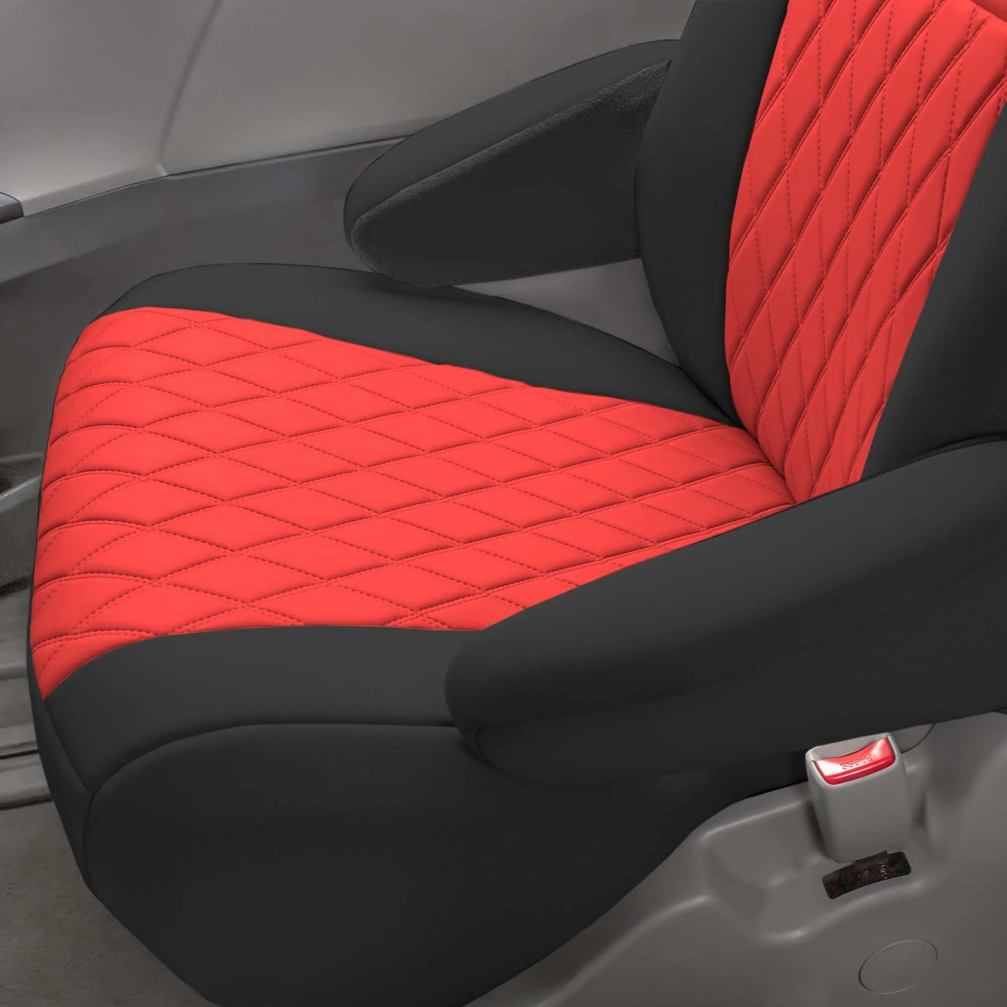 Toyota Sienna 2011 - 2020 - Front Set Seat Covers - Red Ultraflex Neoprene