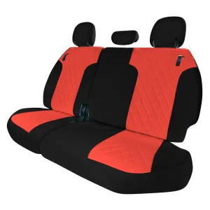 Toyota Sienna 2021 - 2024 - 3rd Row Set Seat Covers - Red Ultraflex Neoprene