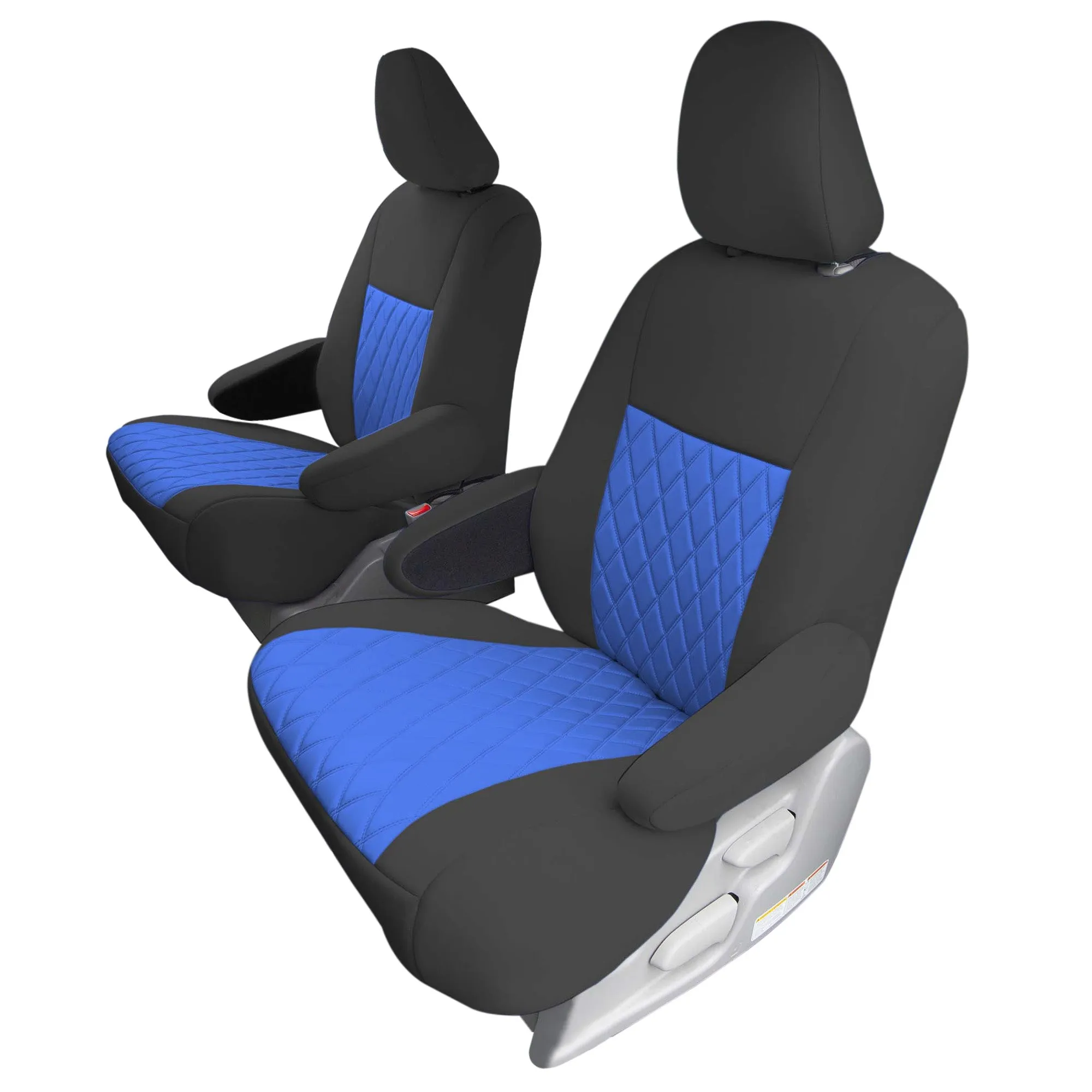 Toyota Sienna 7 Passenger 2011 - 2020 - 2nd Row Set Seat Covers - Blue Ultraflex Neoprene