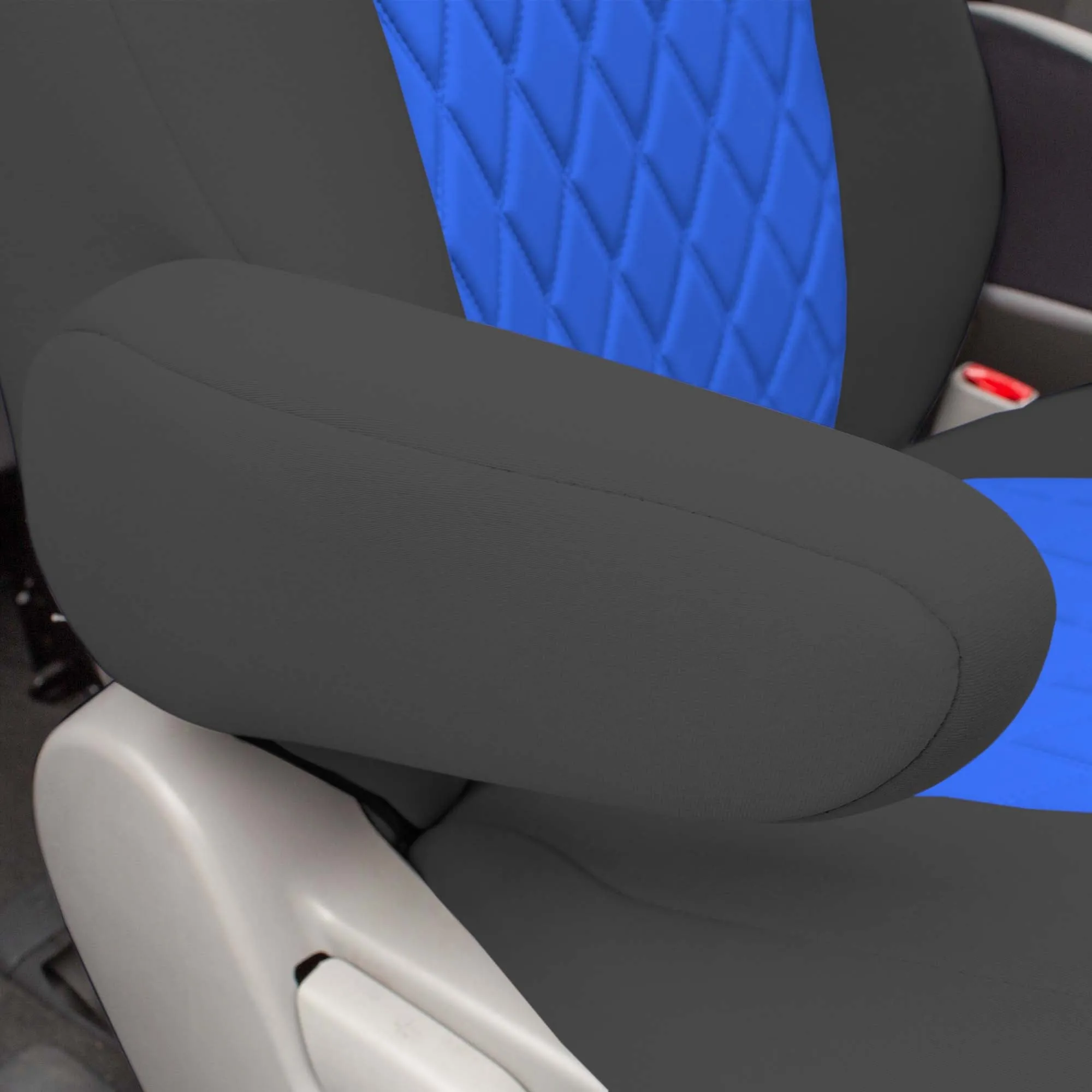 Toyota Sienna 7 Passenger 2011 - 2020 - 2nd Row Set Seat Covers - Blue Ultraflex Neoprene