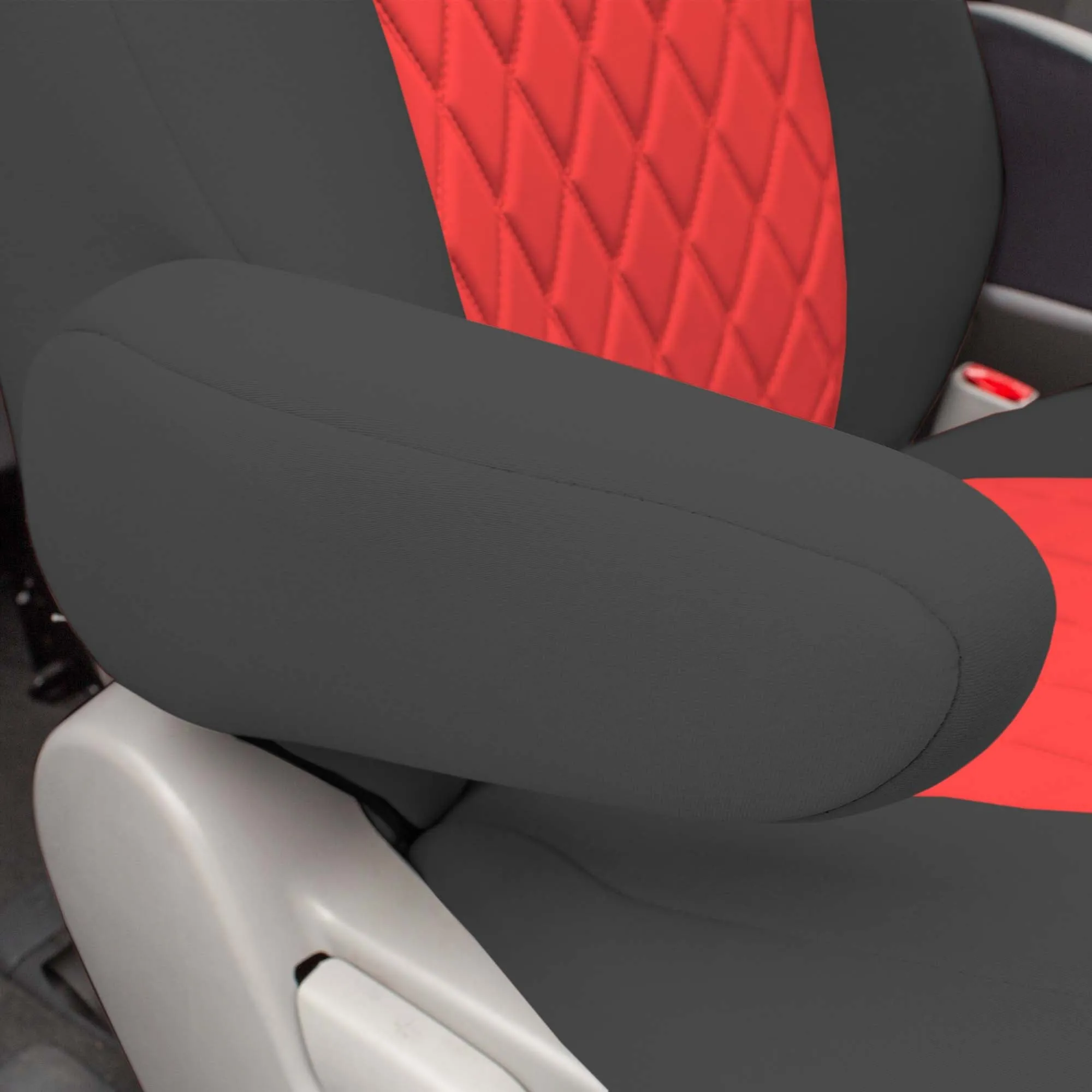 Toyota Sienna 7 Passenger 2011 - 2020 - 2nd Row Set Seat Covers - Red Ultraflex Neoprene