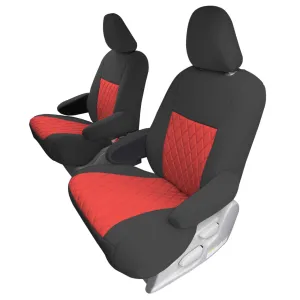 Toyota Sienna 7 Passenger 2011 - 2020 - 2nd Row Set Seat Covers - Red Ultraflex Neoprene