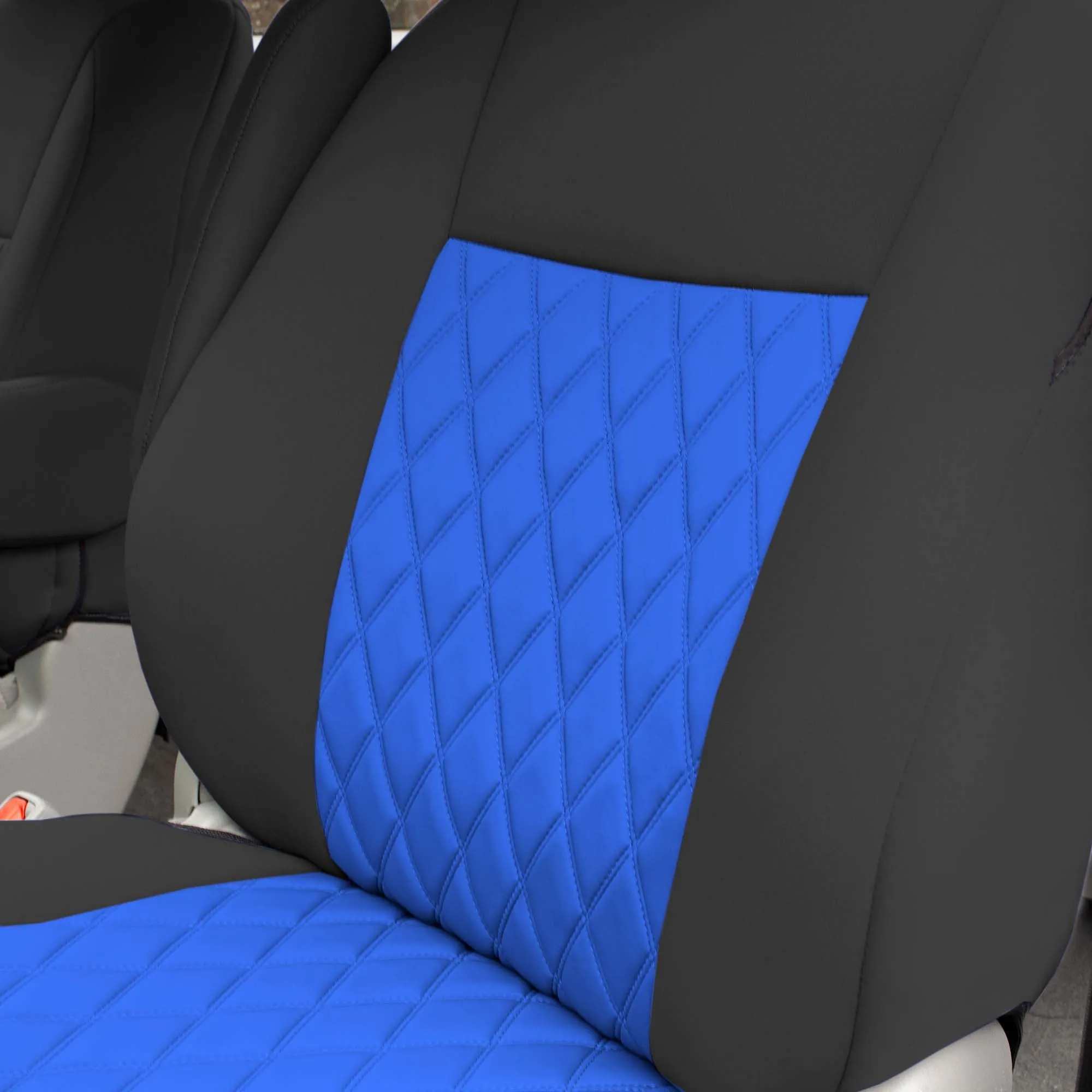 Toyota Sienna 7 Passenger 2011 - 2020 - Full Set Seat Covers - Blue Ultraflex Neoprene