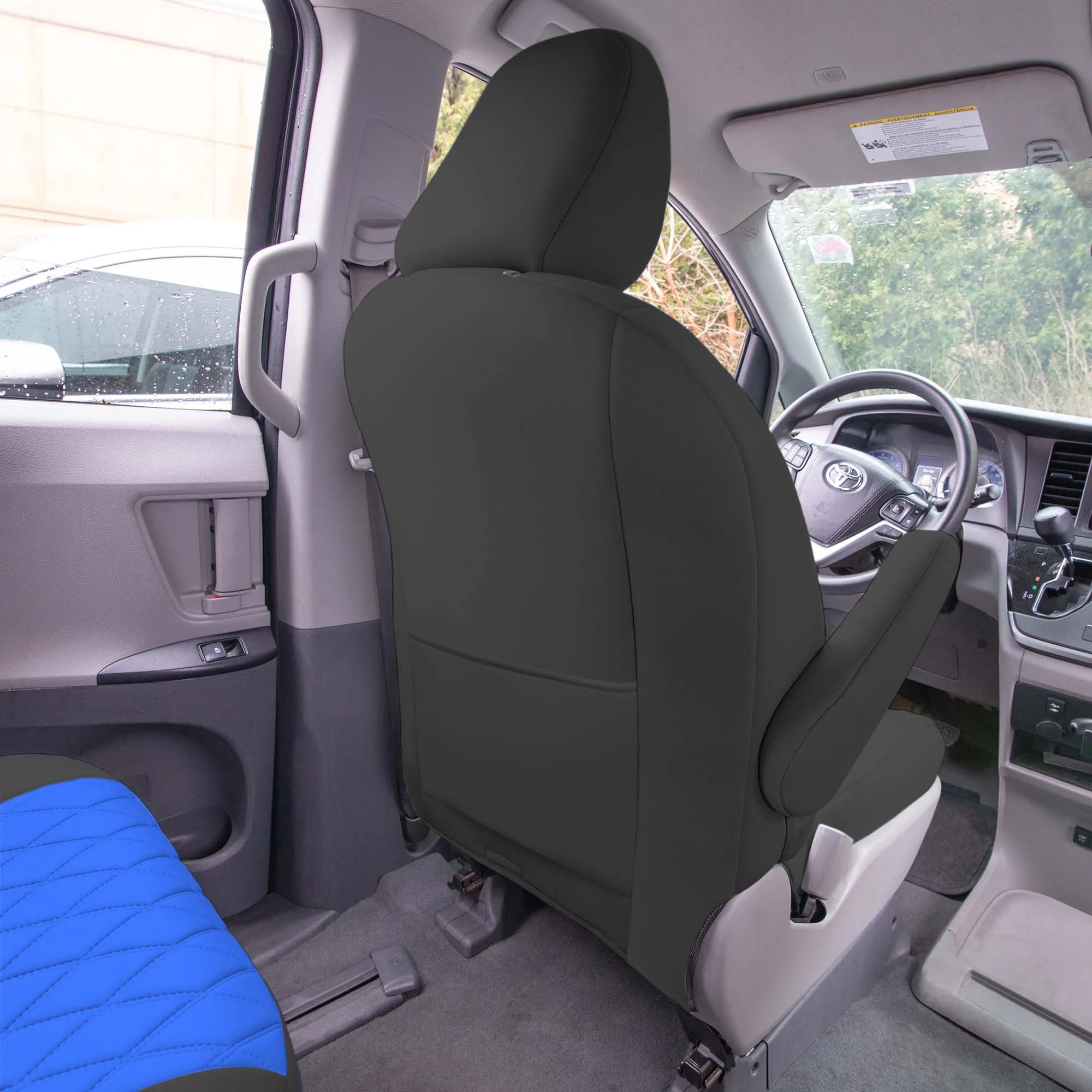 Toyota Sienna 7 Passenger 2011 - 2020 - Full Set Seat Covers - Blue Ultraflex Neoprene