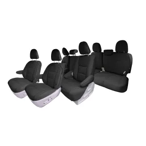 Toyota Sienna 8 Passenger 2011 - 2020 - Full Set Seat Covers - Black Faux Leather