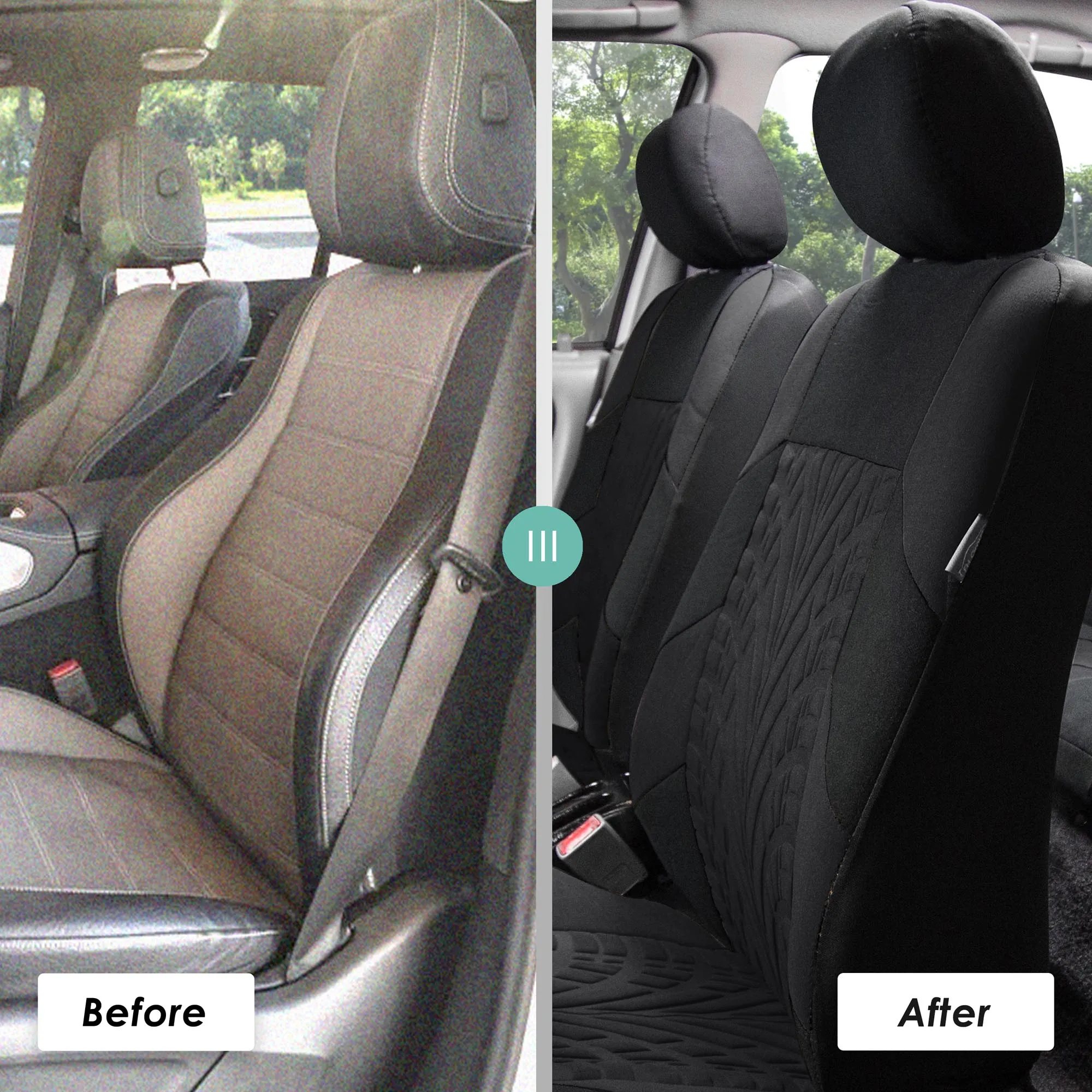 Travel Master Seat Covers - Rear Black