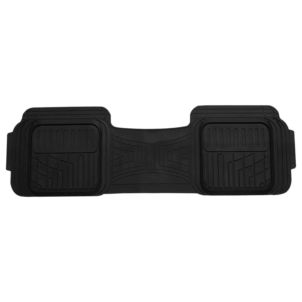 Trimmable ClimaProof Heavy Duty Tall Channel Non-Slip Rubber Floor Mats - Full Set Gray