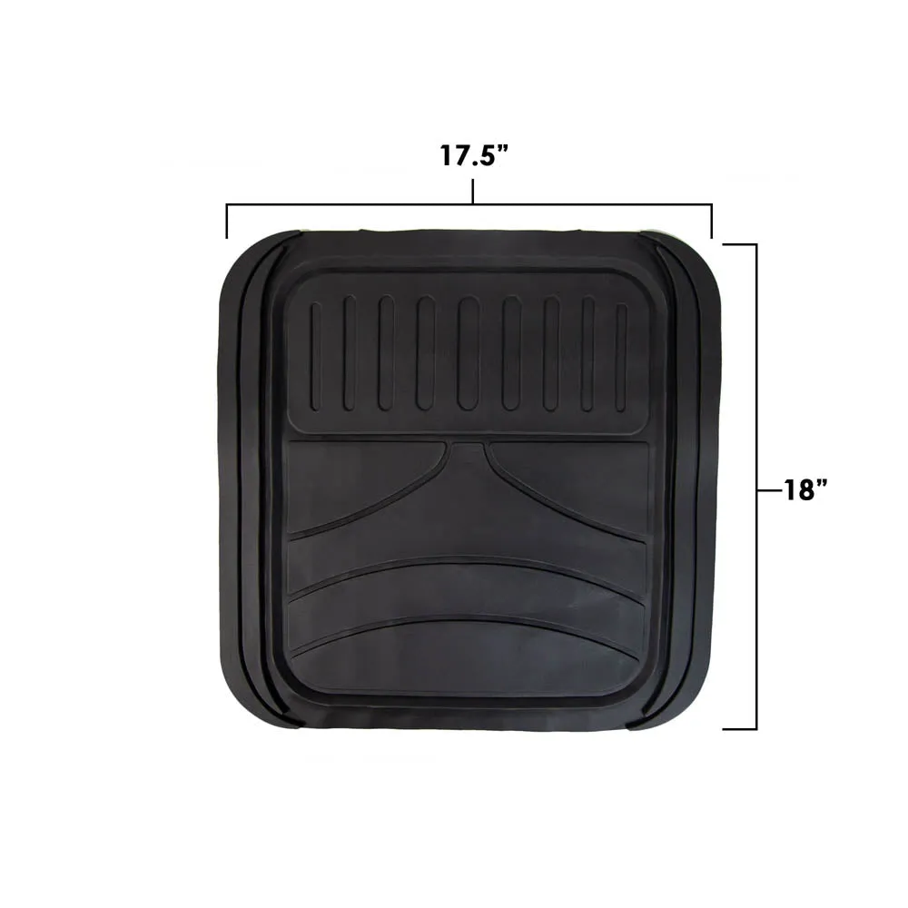 Trimmable ClimaProof Monster Eye Non-Slip Rubber Floor Mats - Full Set Pink