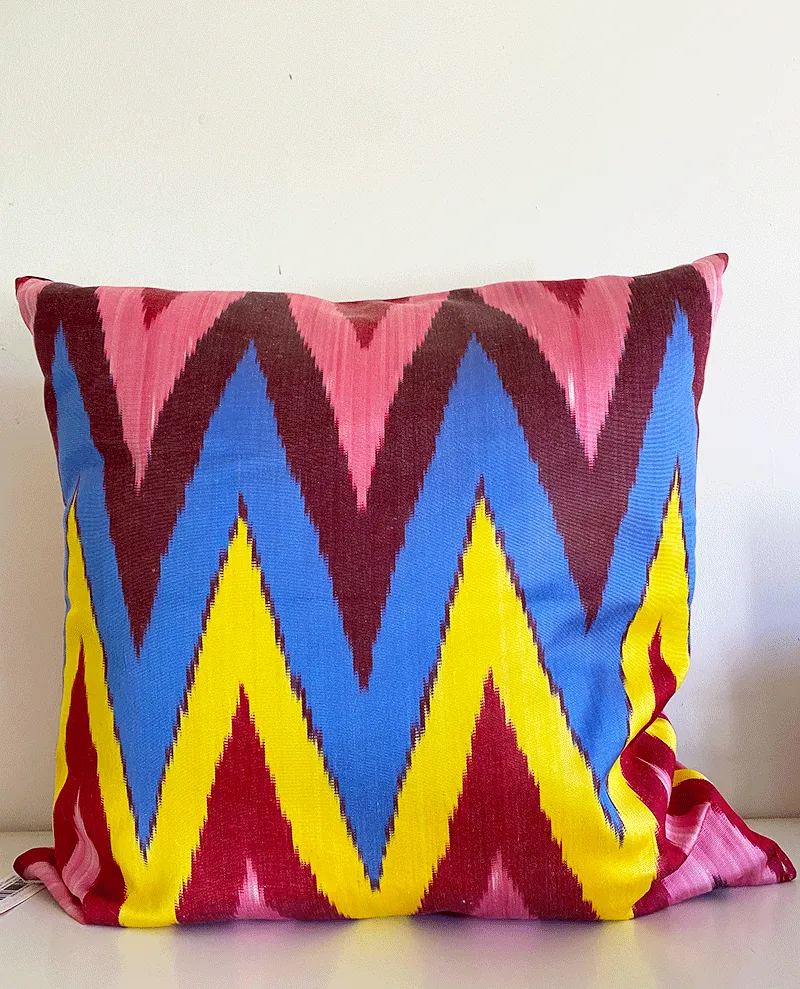Turkish All Over Silk Cushion