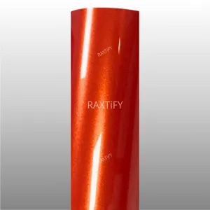 Ultra Gloss Metallic Lava Orange Paint Protection Film
