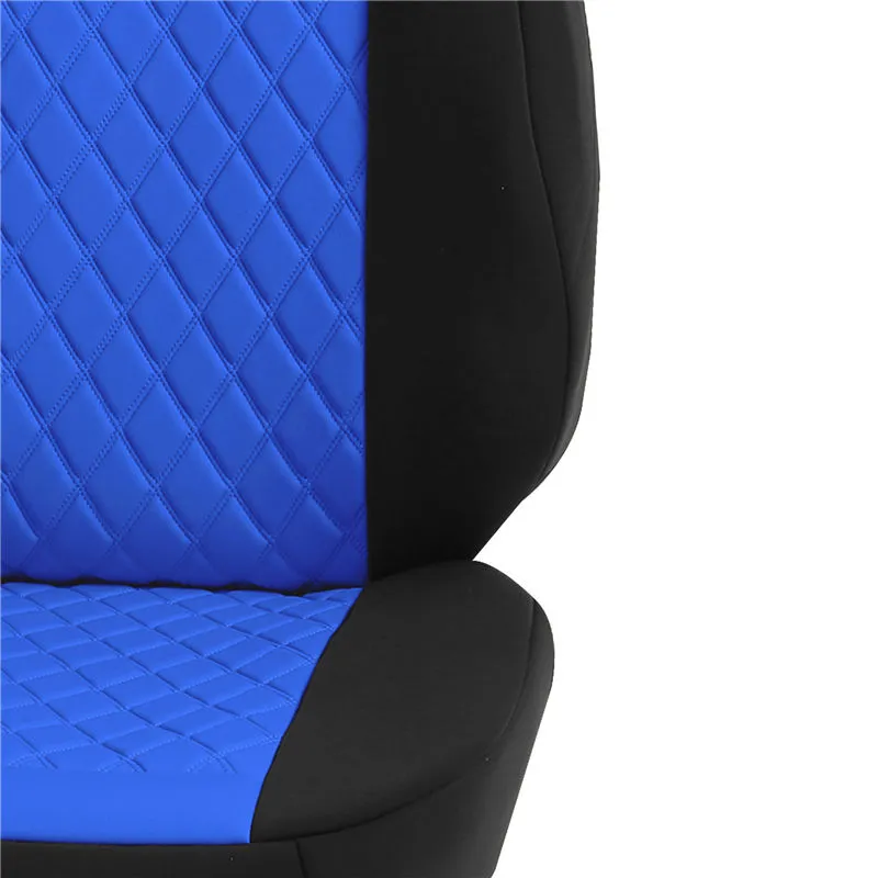 Ultraflex Neoprene Diamond Patterned Seat Covers - Front Set Blue