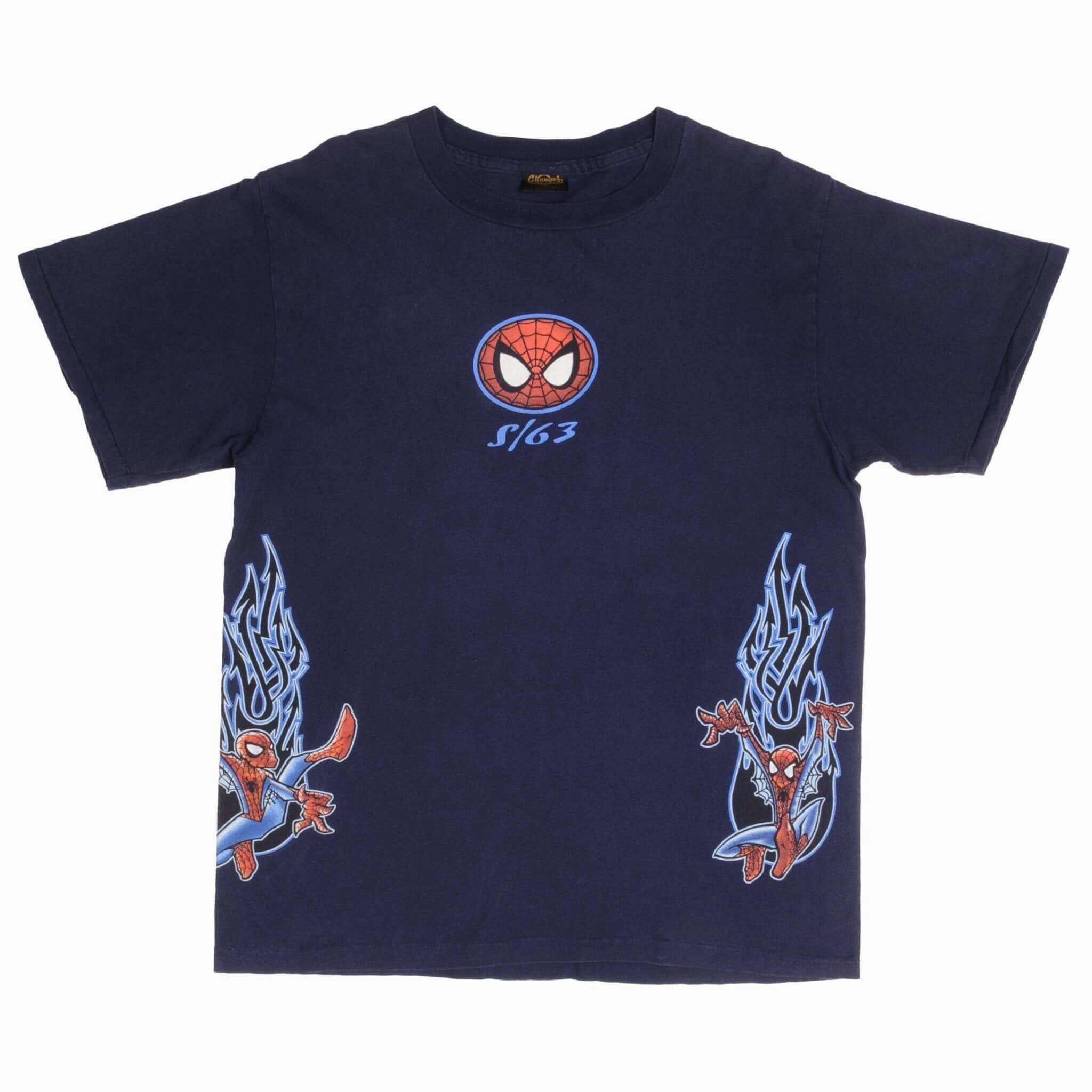 VINTAGE SPIDERMAN S/63 1990S TEE SHIRT SIZE LARGE MADE IN USA