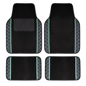 We Are Young Life is Fun Print Non-Slip Carpet Floor Mats - Full Set Mint